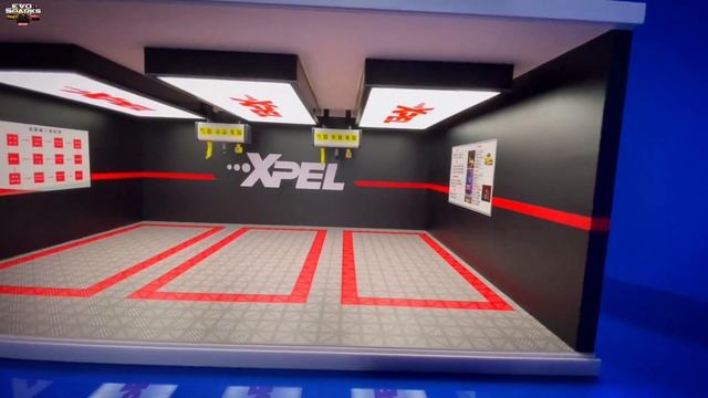XPEL Showroom Diorama  1:24 Scale Parking Garage Diorama