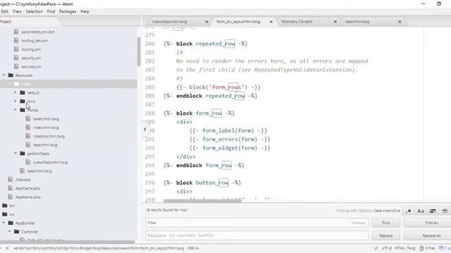 App con Symfony 3 - 35 - Formularios. Diseño con themes