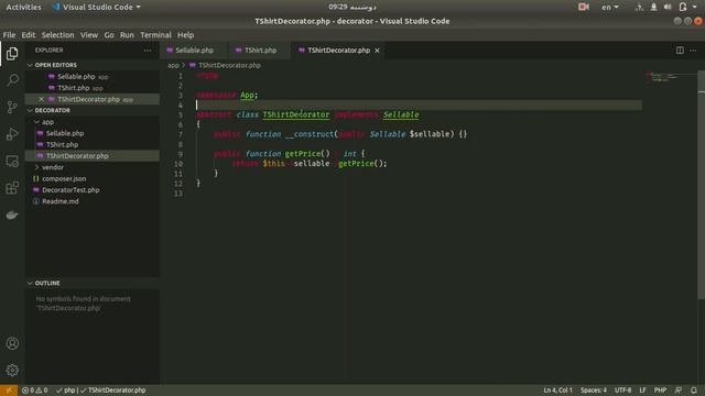 Decorator Design Pattern in PHP
