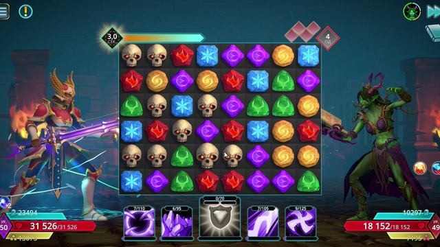 Puzzle Quest 3 - Dok vs AZERTY666