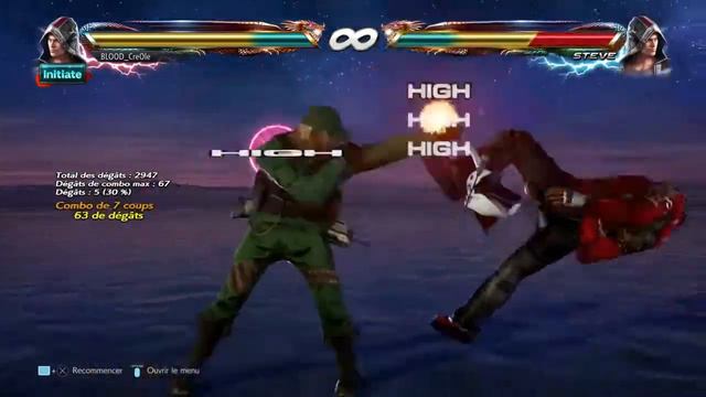 Steve Hard Combos Tekken 7