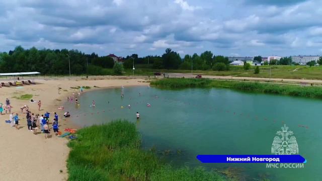 Профилактические рейды проводят спасатели на пляжах Нижегородской области