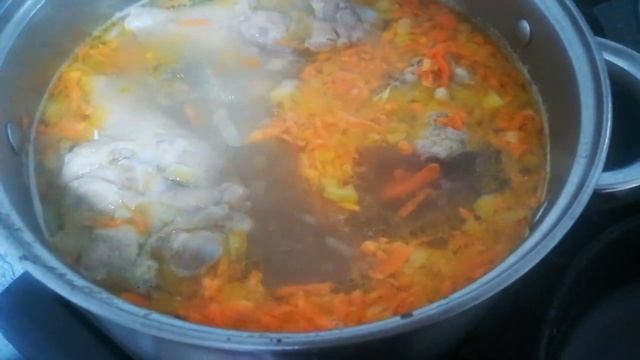 Суп. Рисовый суп с индейки домашней.