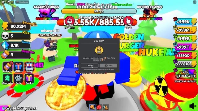 Spending 100000 To Get THE BIGGEST In Roblox!