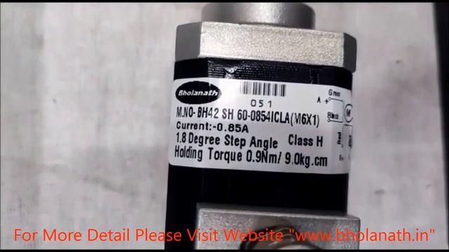 Bholanath NEMA 17 Frame Size Integrated Captive Linear Actuator Stepper Motor Force - 80N ENGLISH