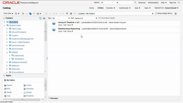 Archive Unarchive Reports