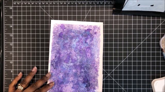 Shaker, Ink Splatter, Alcohol Inks & Fun Fold Card Design Techniques | Hero Arts January Card Kit