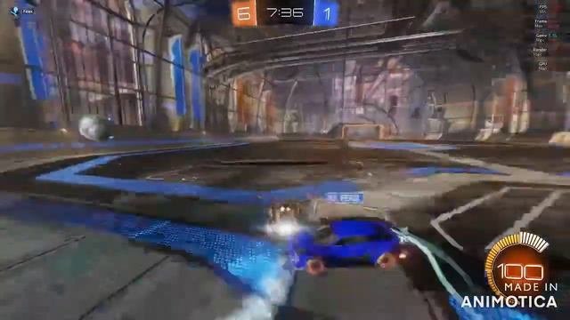 Rocket League Con Fenix (fire)