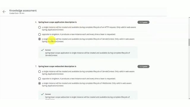 Web Development with Java Spring Framework week 2 coursera quiz answers | Web Development Coursera