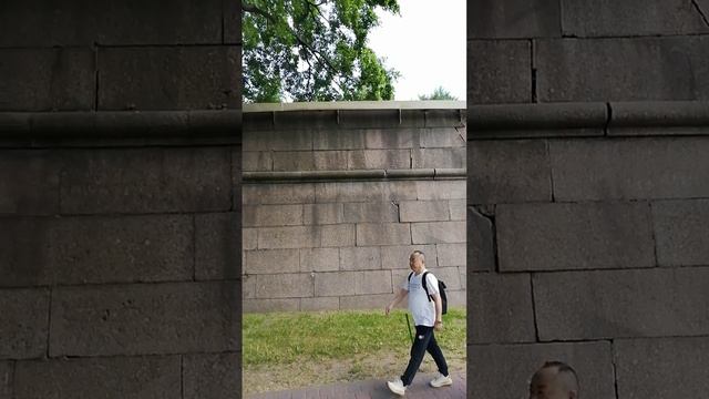 Часть стены Петропавловской крепости (Алексеевский равелин)
