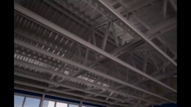 Быстровозводимый ангар из ЛСТК - 3D модель