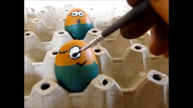 Tutorial of Coloring Easter eggs Kids Video - DIY VIDEO