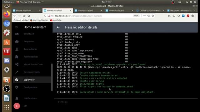 Fixing Home Assistant DataBase Problems With MariaDB Addon