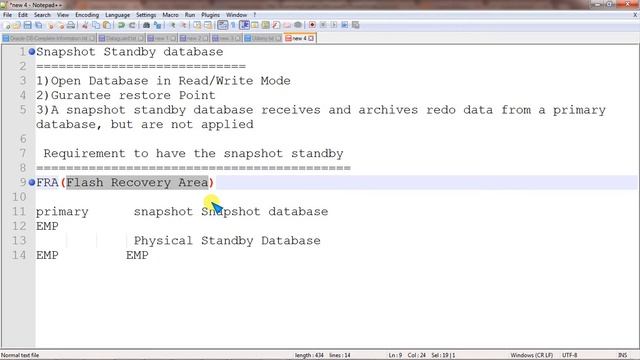 Introduction of SnapShot Standby Database-Oracle Dataguard