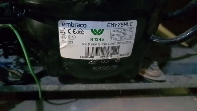 pel refrigerator l embraco compressor l normal Ampere