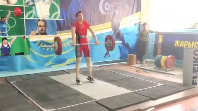 1:06:19 Рома и Жена тяжёлая атлетика в Актобе(7)