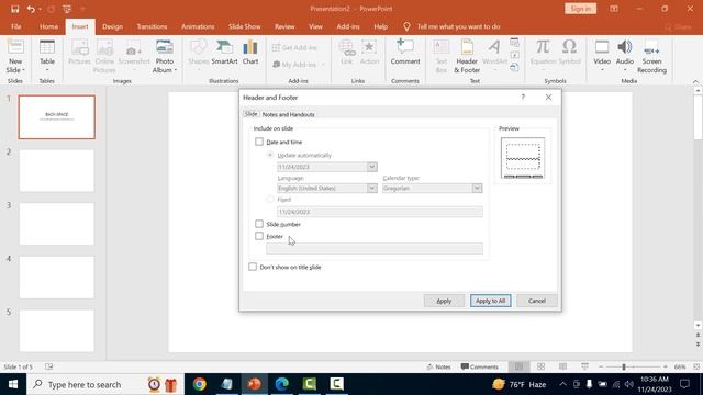 How to add slide numbers in PowerPoint mac