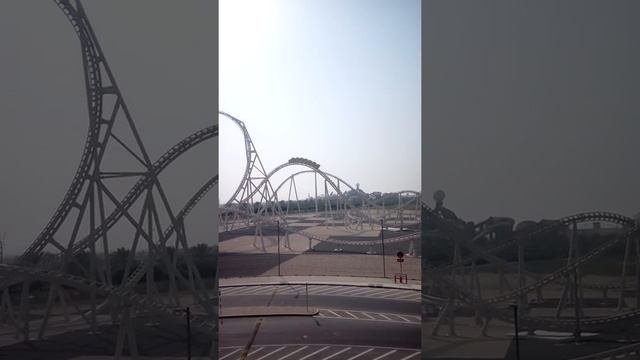 Ferrari  world  Abu Dhabi in flying aces