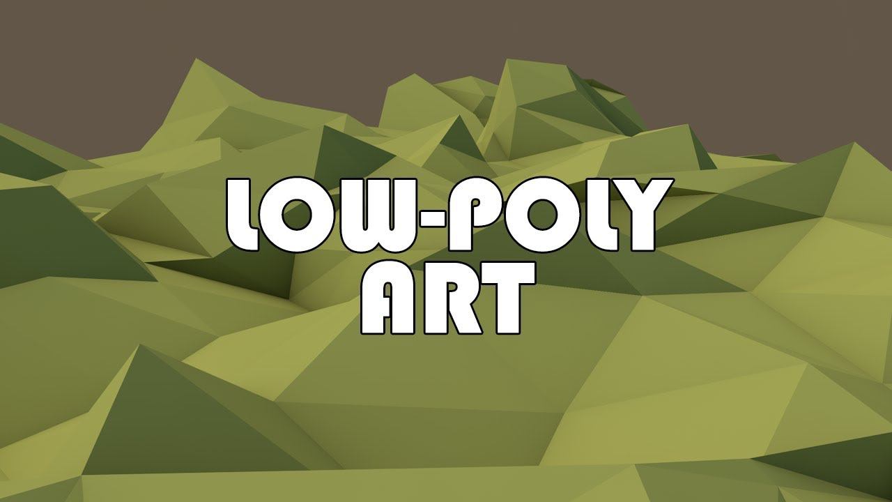 Что такое Low-poly art?