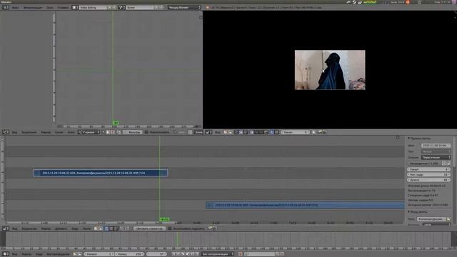 Blender видеомонтаж Урок #0002 - Резка