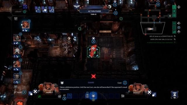 Space Hulk: Tactics Gameplay  Complete Blood Angels Vs Genestealers Skirmish