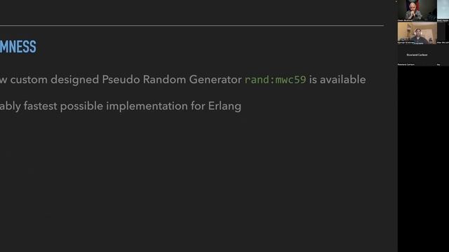 2022-06-06 Rowland Carlson and Erlang Update