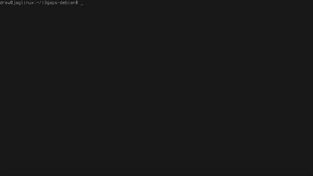 i3-gaps Installation using shell script on Debian Bullseye minimal.