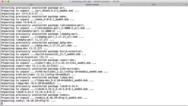 Dockerize Rails 5