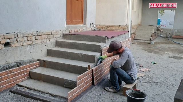 4K Sokilga ceramic kafel terish | облицовка цоколя керамогранита