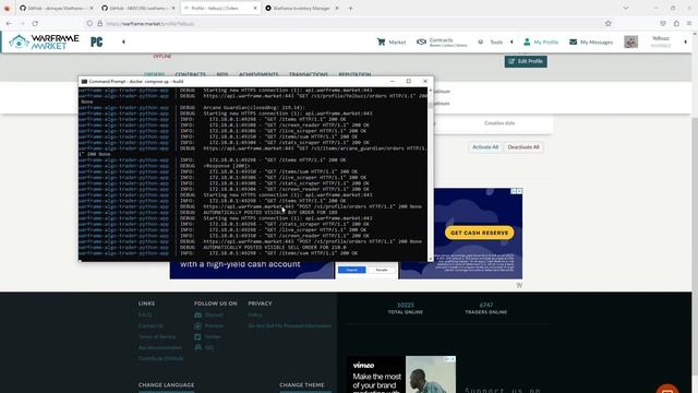 Installing WHAT-TF (my poorly named trading program)
