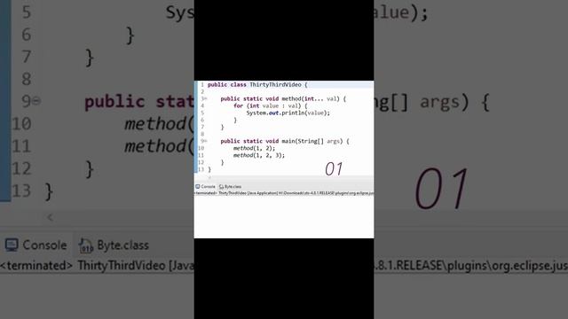 Arity Methods - Java