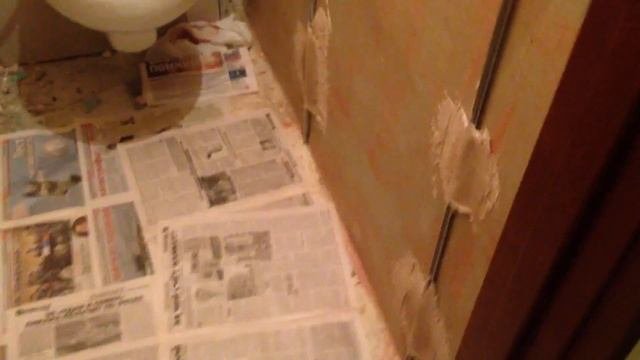 Установка маяков под штукатурку, сан-узел