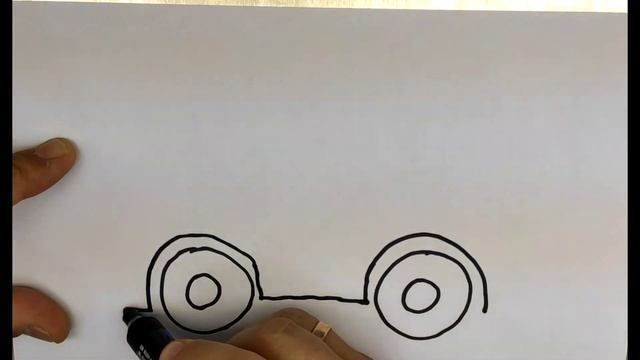 рисуем автобус  в какую сторону едет автобус ?  загадка