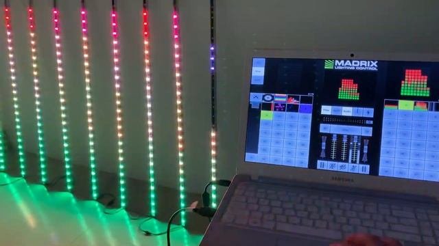 Madrix 5.1 software controller SPI LED pixel rigid bar WS2811 IC artnet box Nebula