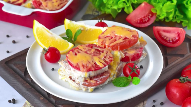 ФИЛЕ ХЕКА ЗАПЕЧЕННОЕ В ДУХОВКЕ