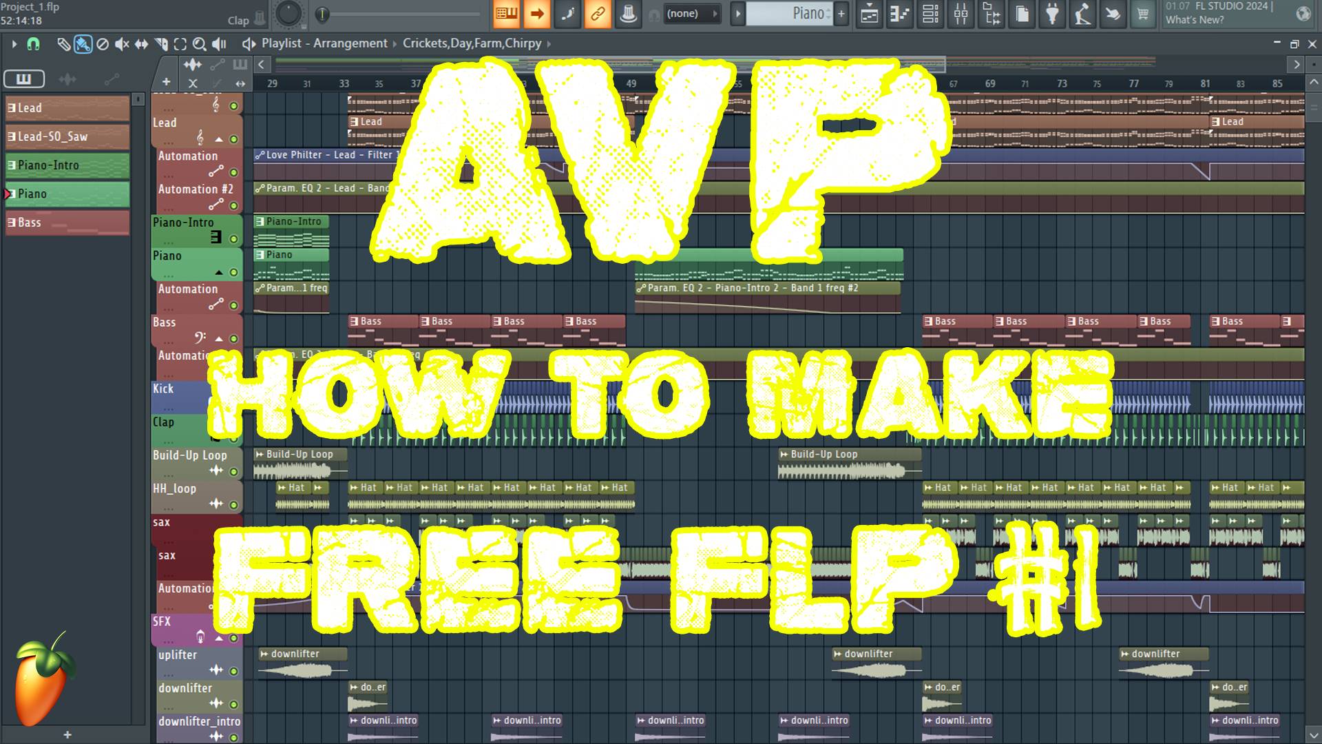 AVP | Как делать музыку # 1 - FL Studio | Бесплатные проекты