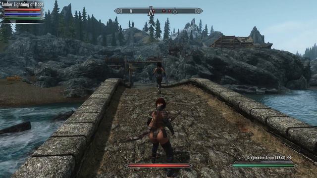 Skyrim Mod Review - Amber Lightning of Hope, Warrior's Legacy and Giant Wasps