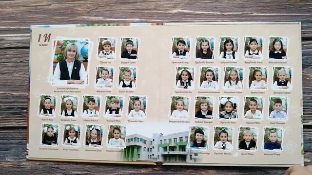 Школьный альбом на 1 разворот с учителем