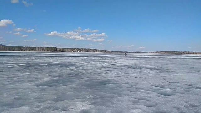 озеро Иртяш - последний лед 2024