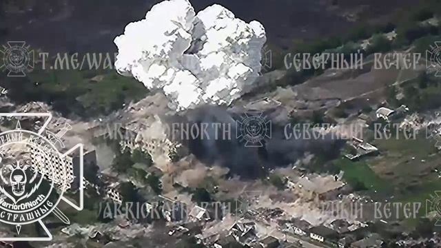 ‼️🇷🇺💥Мощнейший взрыв: ударом ОДАБ-1500 группировки "Север" уничтожена база ВСУ в Волчанске !!!