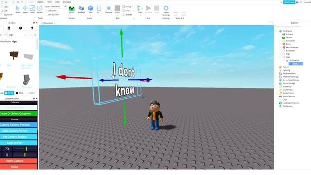 How to make a cutscene in roblox studio 2021