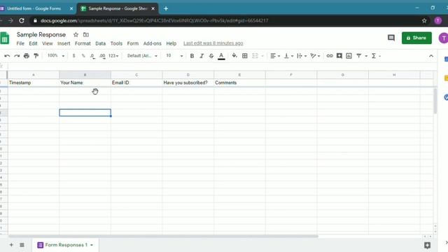 How To Link Google Form To Google Sheets || Very Easy || 2020