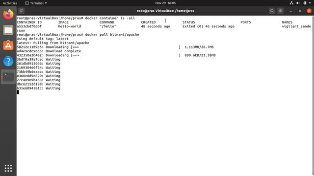 Instalasi Docker dan Create Container pada Ubuntu 18.04 | Vindy Bagus Prasetyo 193307087