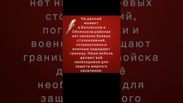 В субботу был зафиксирован заход украинской ДРГ на территорию Беловского района Курской области