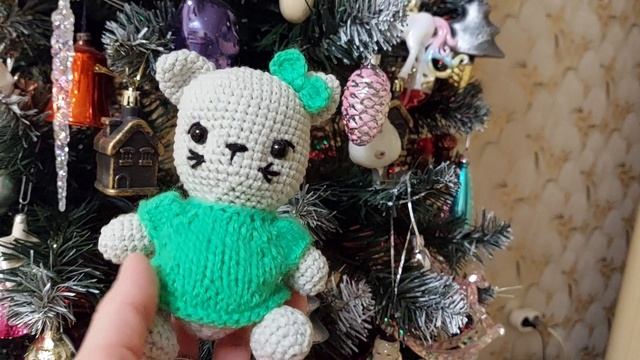 Амигуруми кошечка крючком