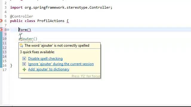 Back End : PRESENTATION-SPRINGMVC-PART1