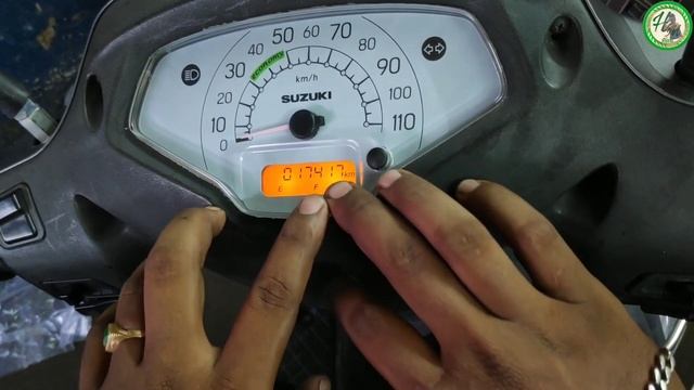 How to remove the OIL CHANGE || Remove the service reminder in Suzuki Access 125 cc