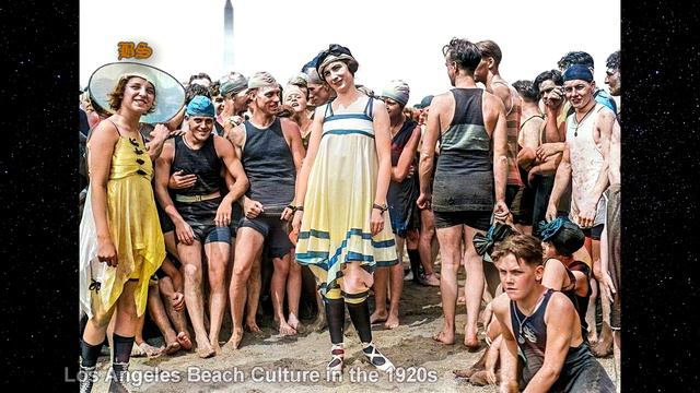 The Roaring 20s-Bustling California-Flappers Prohibition  Jazz Age  HD Colorized