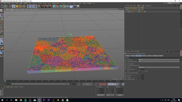 Cinema 4D voronoi fracture with mograph fields