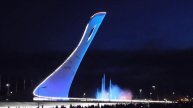 Поющий фонтан в Олимпийском парке Сочи